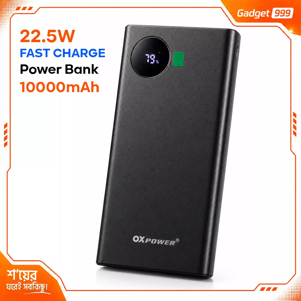 OXPOWER 22.5W 10000mAh PD10 Fast Charging Power Bank